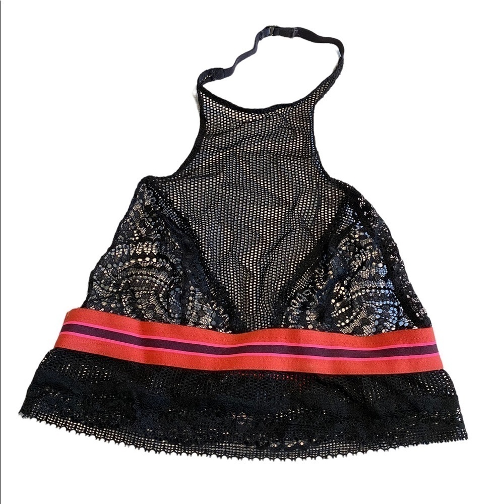 Victoria’s Secret High Neck Mesh Bralette Small